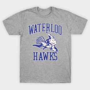 Defunct Waterloo Hawks Basketball Team T-Shirt